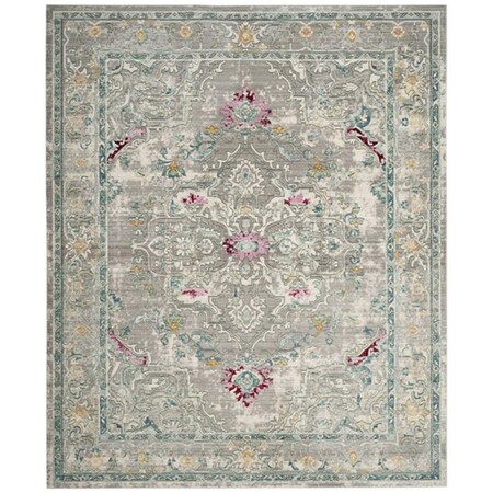 Safavieh 9 x 12 ft. Mystique Power Loomed Large Rectangle Area Rug Grey & Multi MYS922R-9